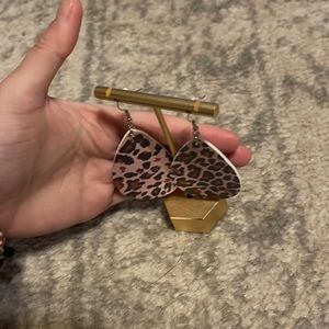 Pink Jag/Leopard print earrings item1️⃣9️⃣